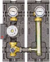 Насосная группа, V-MK, DN 32 (1 1/4), с насосом Wilo PARA SC 7.0, со смесителем, слева