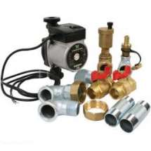 Группа обвязки котел-бойлер ГВС 1 с насосом Grundfos UPS 25-40"